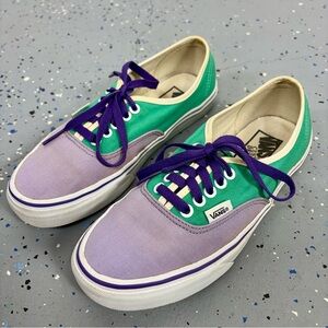 Vans Customs Authentic Disney Little Mermaid Inspired Low Tops 7 Men 8.5 Women